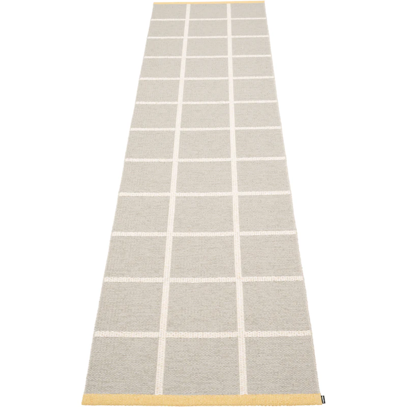 Criss Plastikmåtte Linen / Vanilla / Pale Yellow, 70x300 cm
