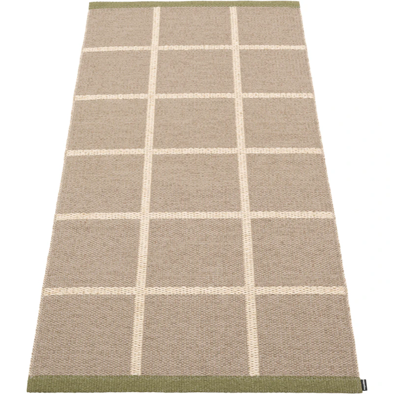Criss Plastikmåtte Potato / Cream / Pine, 70x150 cm