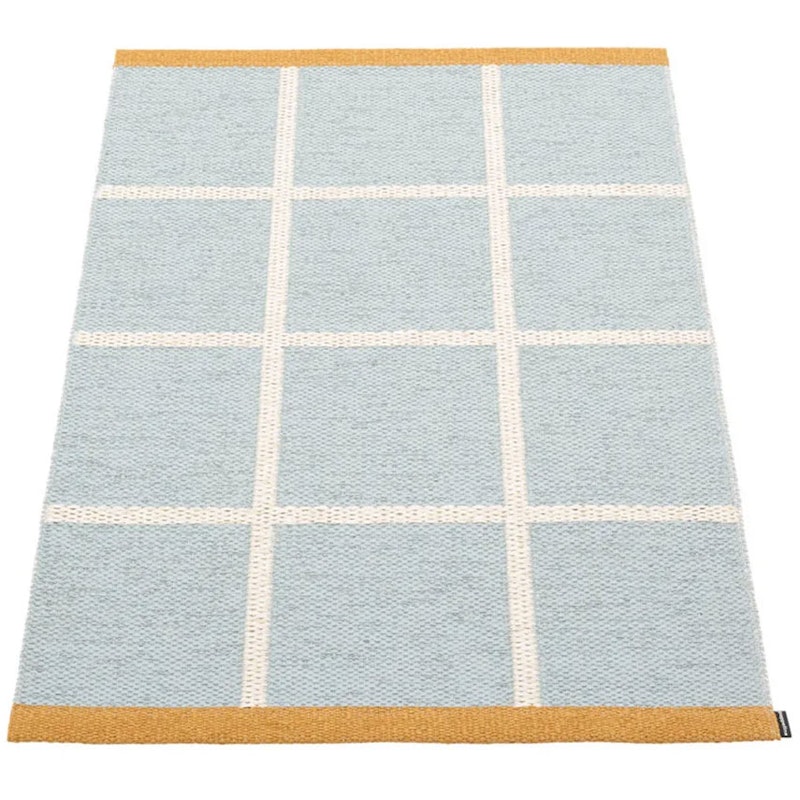 Criss Pop Plastikmåtte 70x100 cm, Blue Fog / Vanilla / Ochre