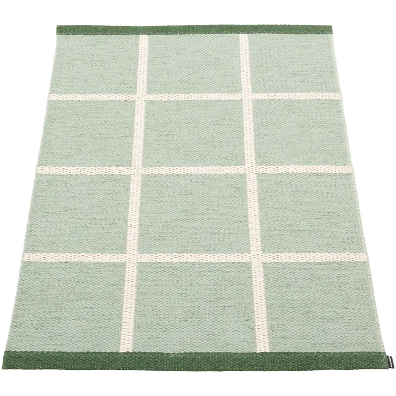 Criss Pop Plastikmåtte 70x100 cm, Misty Mint / Vanilla / Leaf