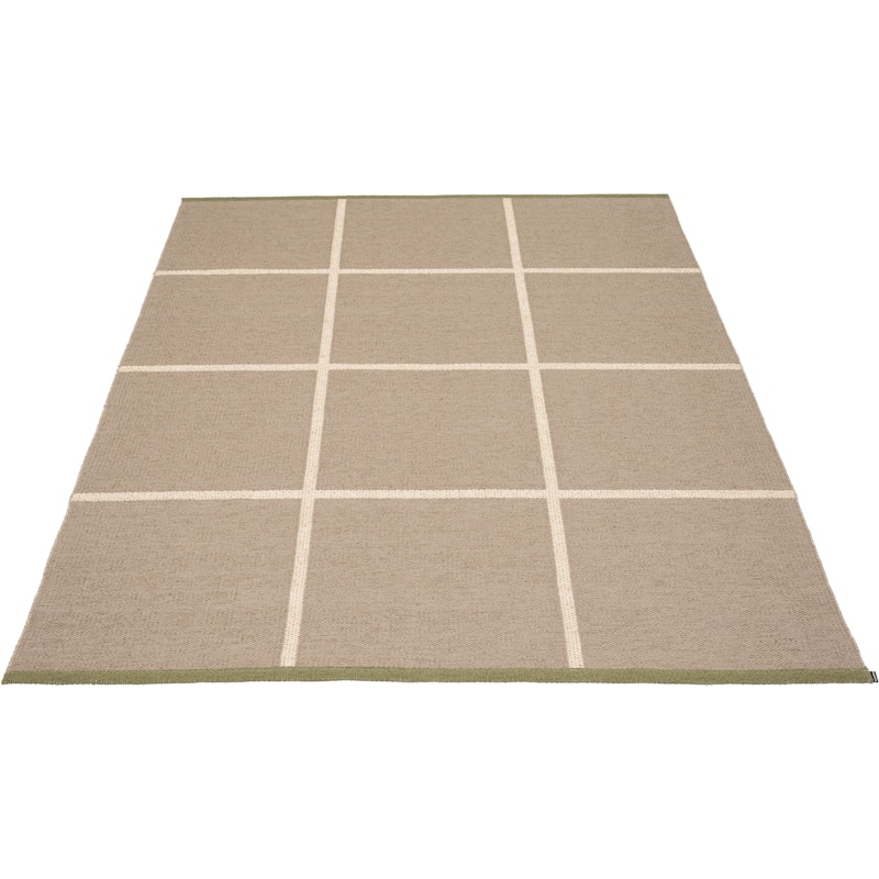 Criss Plastikmåtte Potato / Cream / Pine, 180x260 cm
