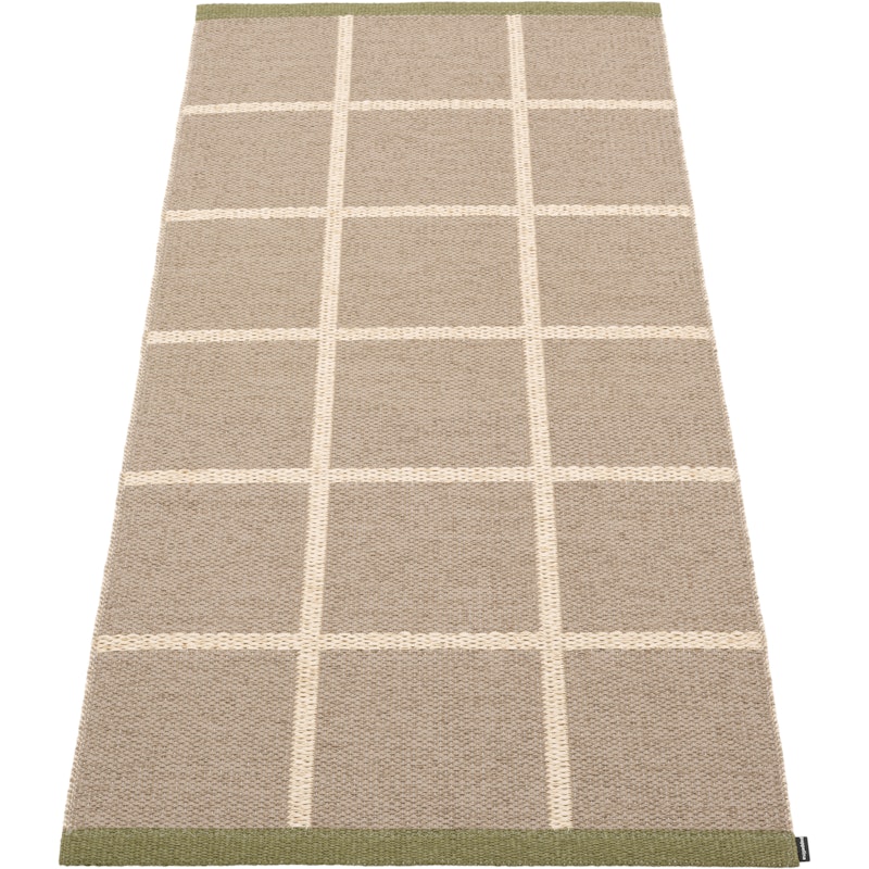 Criss Plastikmåtte Potato / Cream / Pine, 70x150 cm