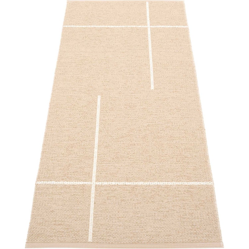 Fred Tæppe 70x180 cm, Beige / Vanilla