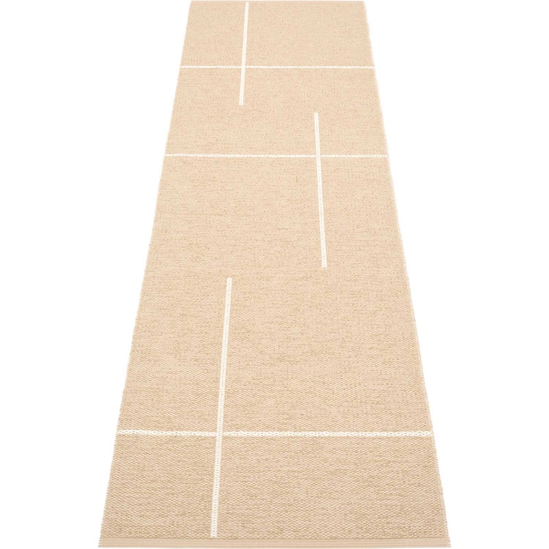 Fred Tæppe 70x270 cm, Beige / Vanilla