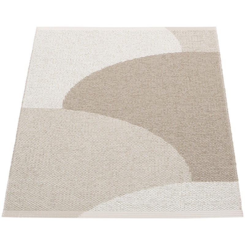 Hill Tæppe 70x90 cm, Dark Linen / Linen / Fossil Grey