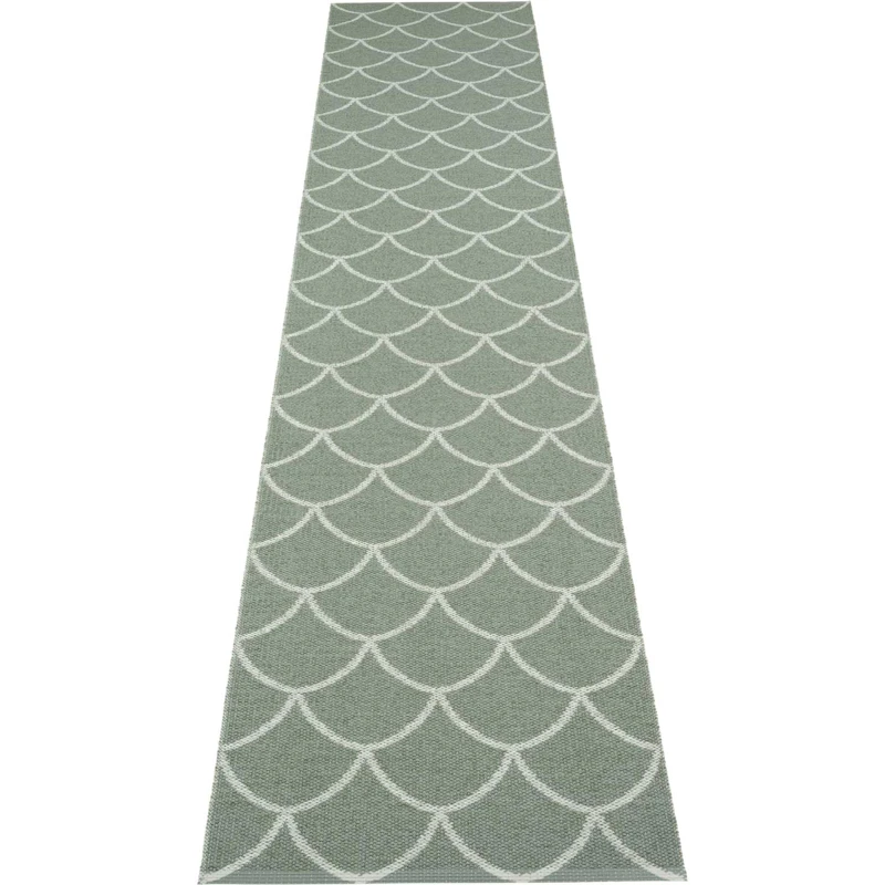 Kotte Tæppe Army/ Sage, 70x375 cm