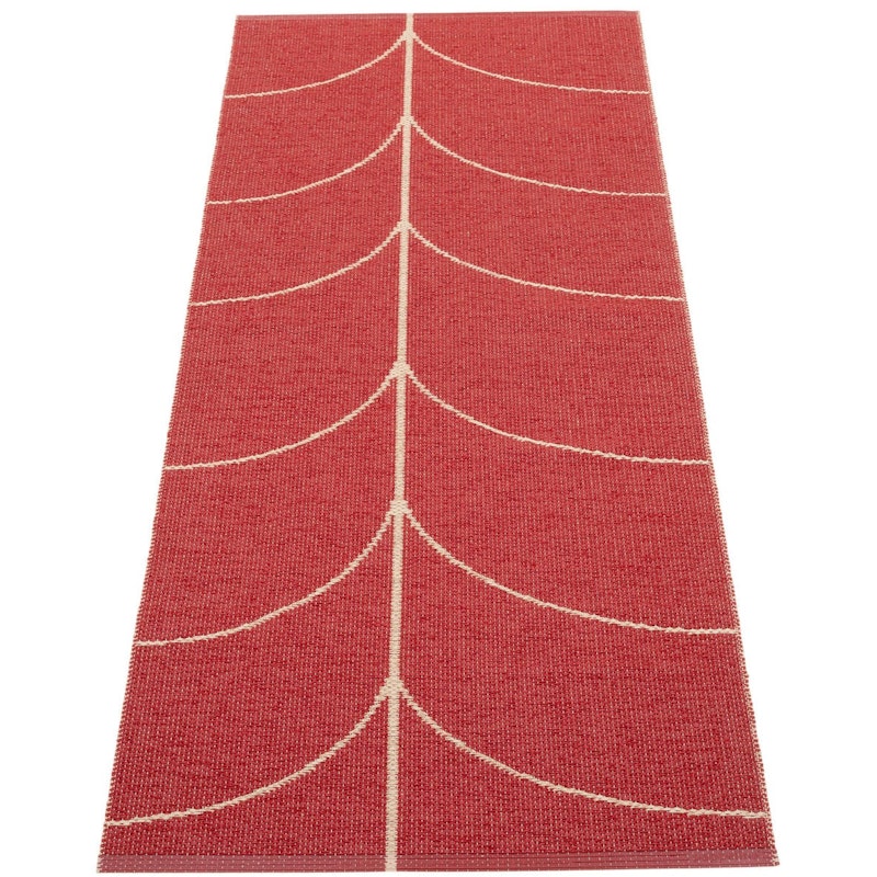 Leif Plastikmåtte Berry / Beige, 70x180 cm