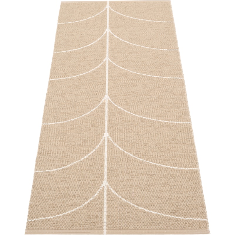 Leif Plastikmåtte Light Nougat / Vanilla, 70x180 cm