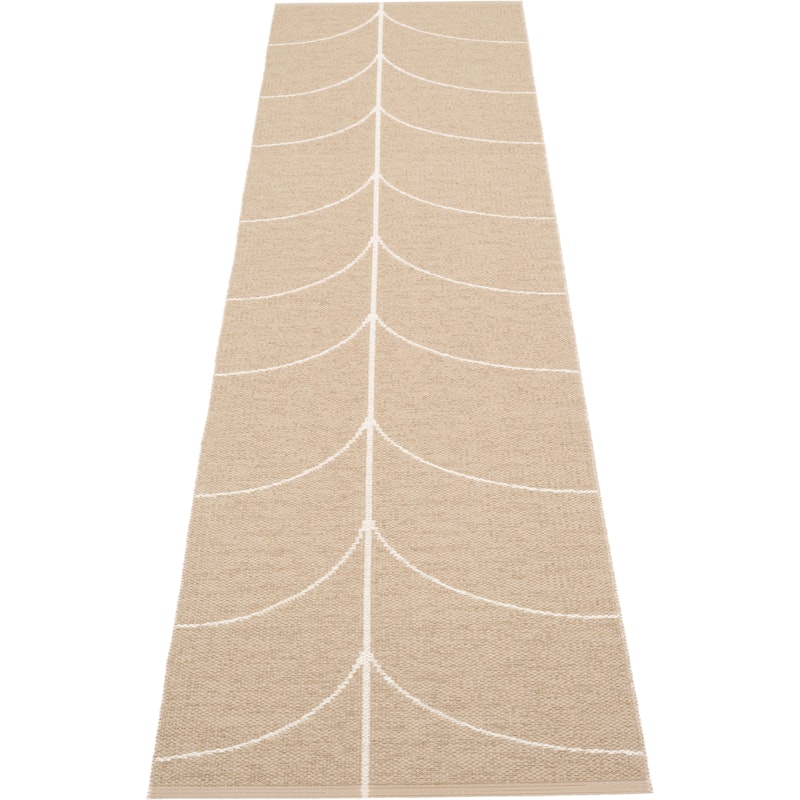 Leif Plastikmåtte Light Nougat / Vanilla, 70x270 cm