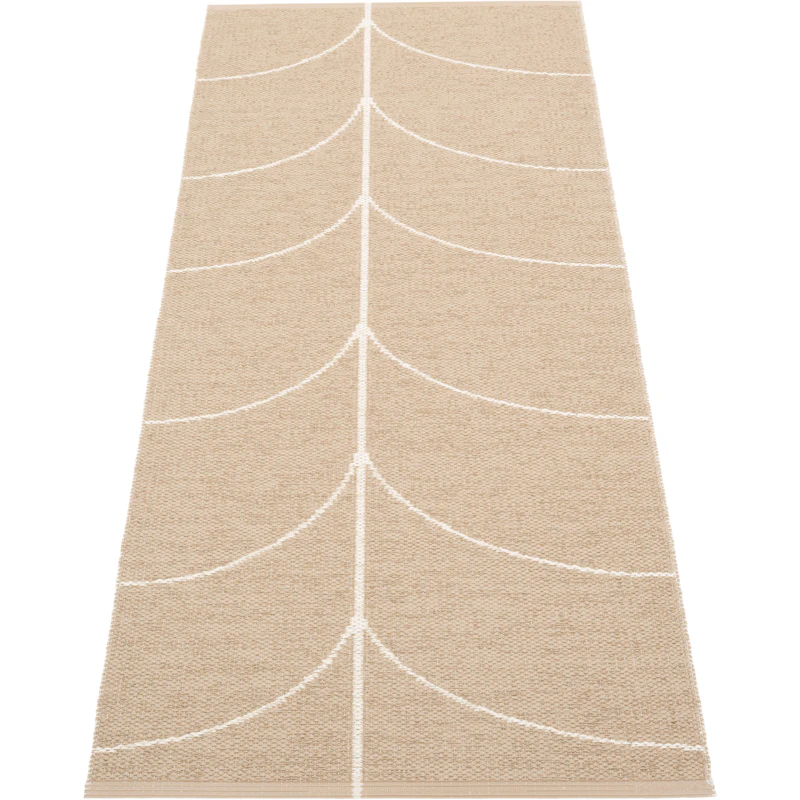 Leif Plastikmåtte Light Nougat / Vanilla, 70x180 cm