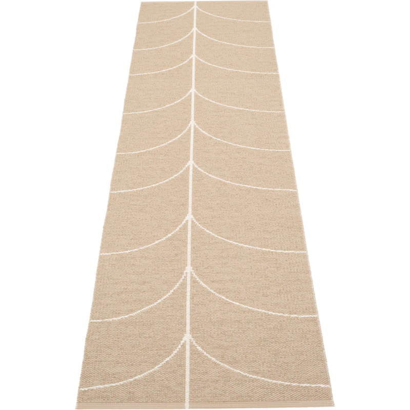 Leif Plastikmåtte Light Nougat / Vanilla, 70x270 cm