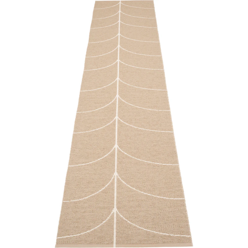 Leif Plastikmåtte Light Nougat / Vanilla, 70x360 cm