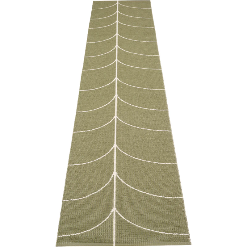 Leif Plastikmåtte Pine / Vanilla, 70x360 cm