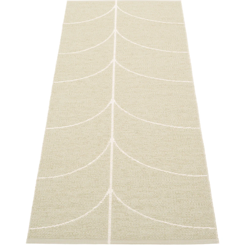 Leif Plastikmåtte Seagrass / Vanilla, 70x180 cm