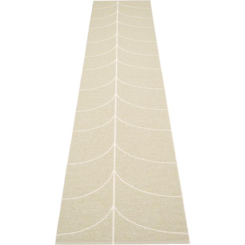 Leif Plastikmåtte Seagrass / Vanilla, 70x360 cm