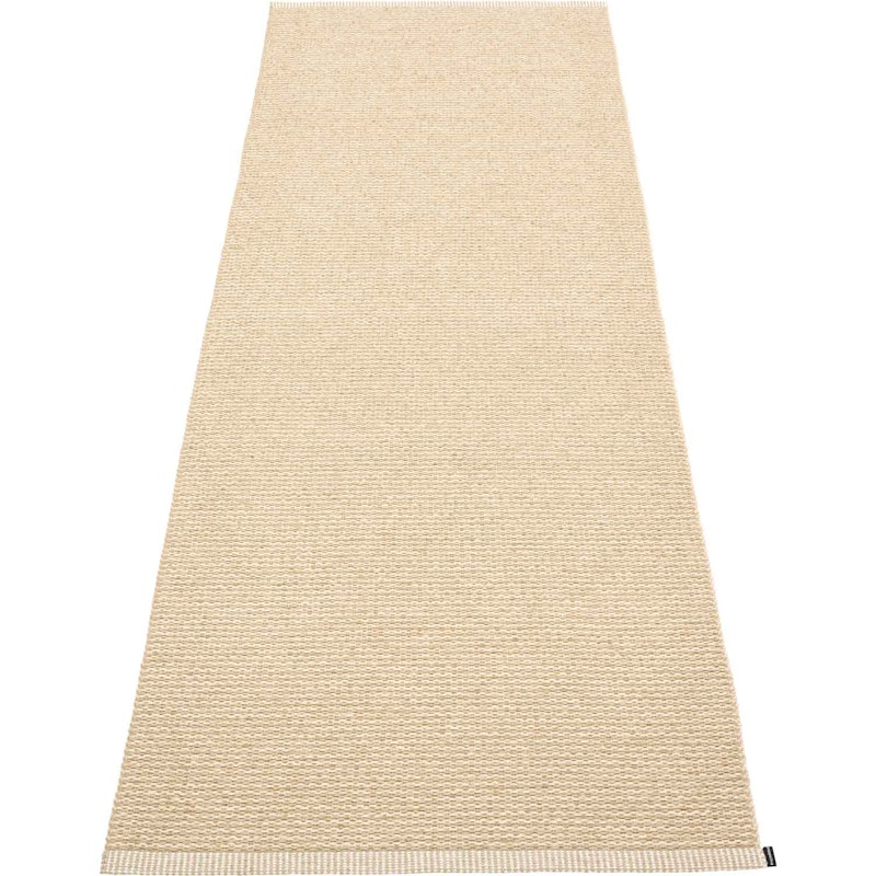 Mono Tæppe Sand/ Cream, 85x260 cm