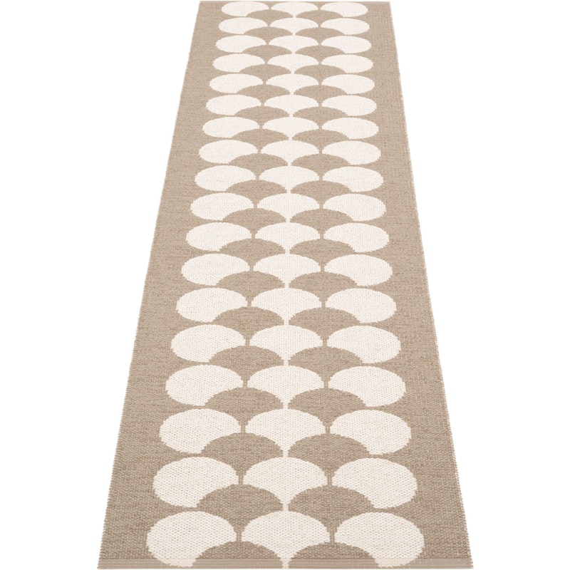 Poppy Tæppe Beige/Vanilla, 70x250 cm