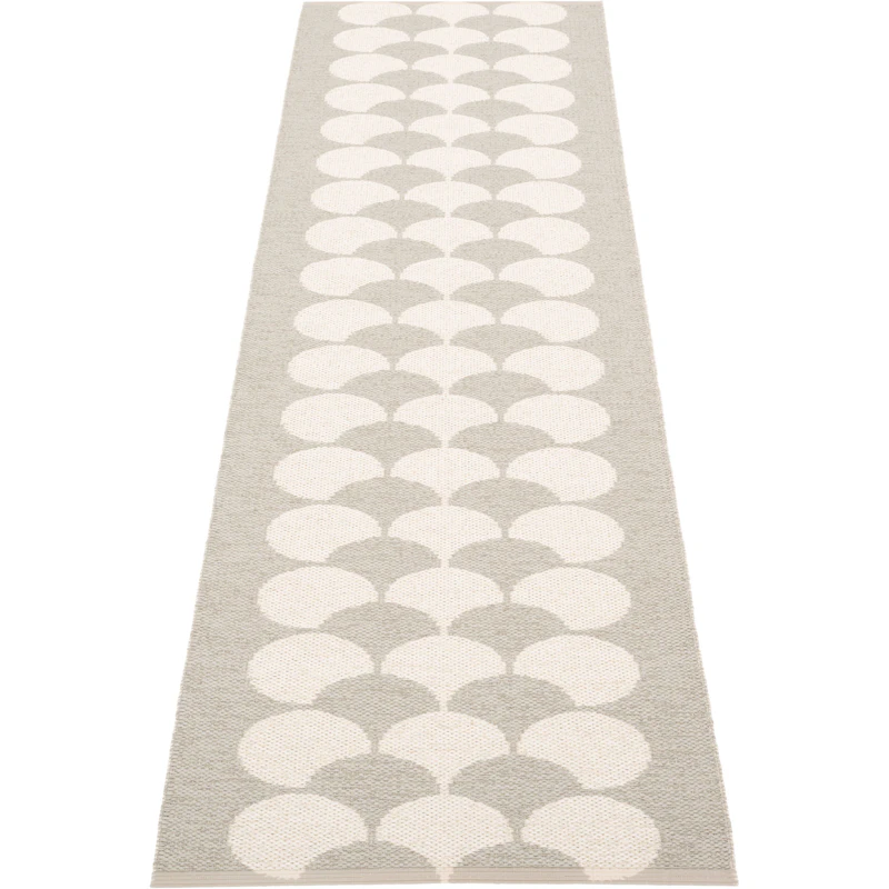 Poppy Tæppe Hør/Vanilla, 70x250 cm