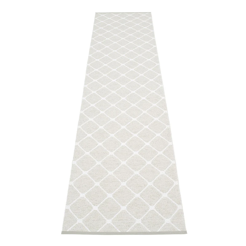 Rex Gulvtæppe 70x430 cm, Fossil/White