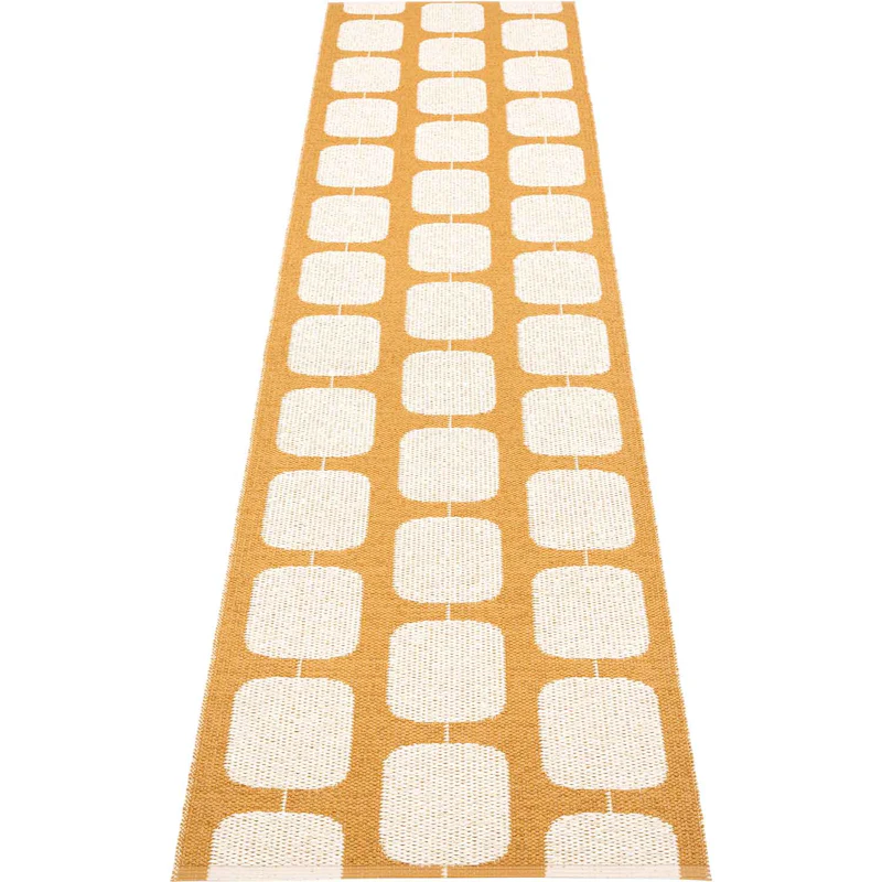 Sten Tæppe 70x300 cm, Ochre / Vanilla