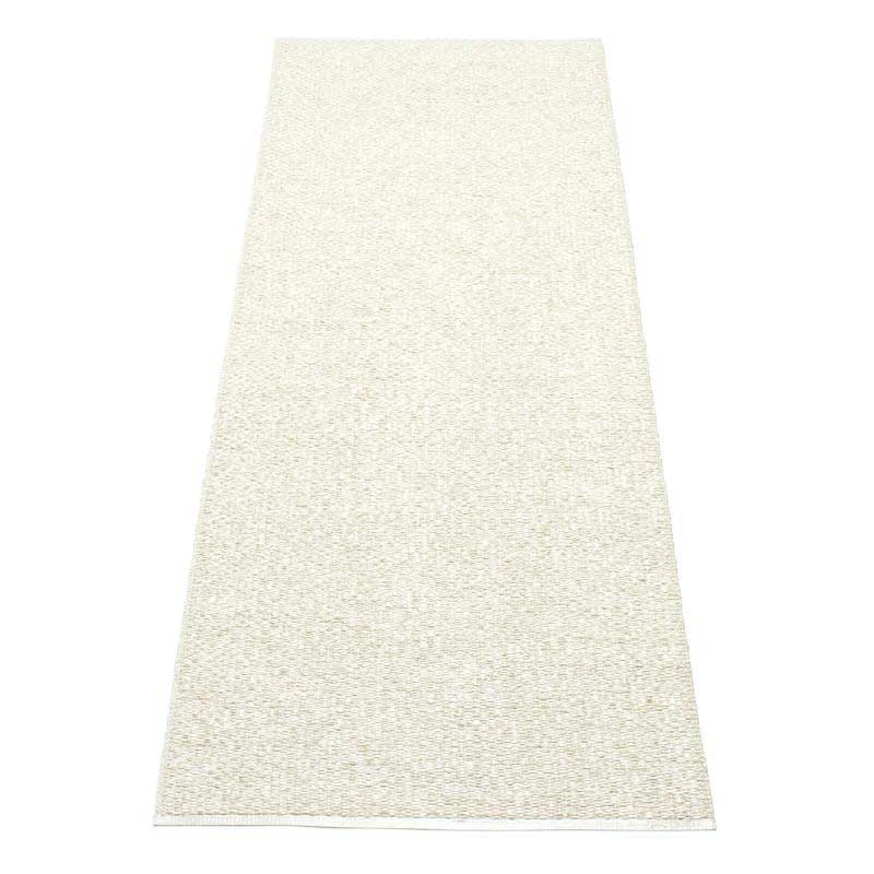 Svea Gulvtæppe 70x240, Vanilla/Beige Metallic