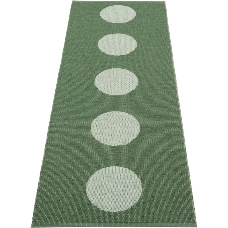 Vera Pop Tæppe 70x200 cm, Leaf / Misty Mint
