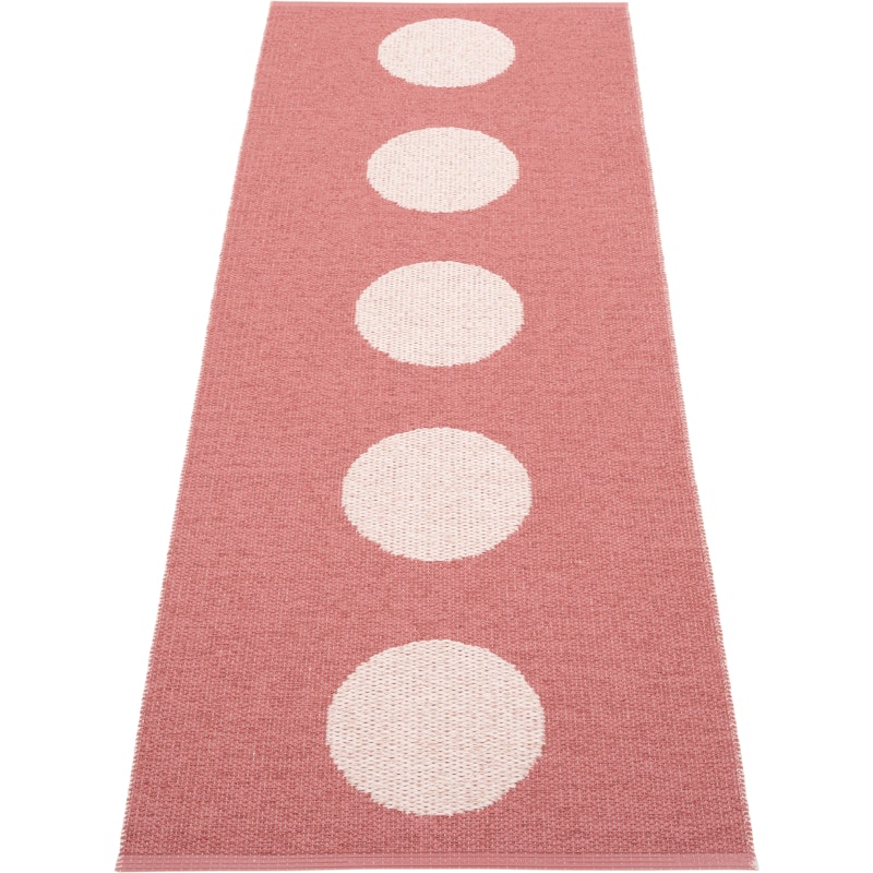 Vera Pop Tæppe 70x200 cm, Blush / Pearl Pink