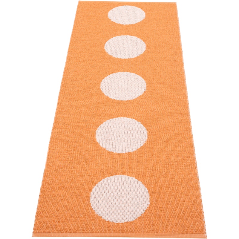 Vera Pop Tæppe 70x200 cm, Pale Orange / Pearl Pink