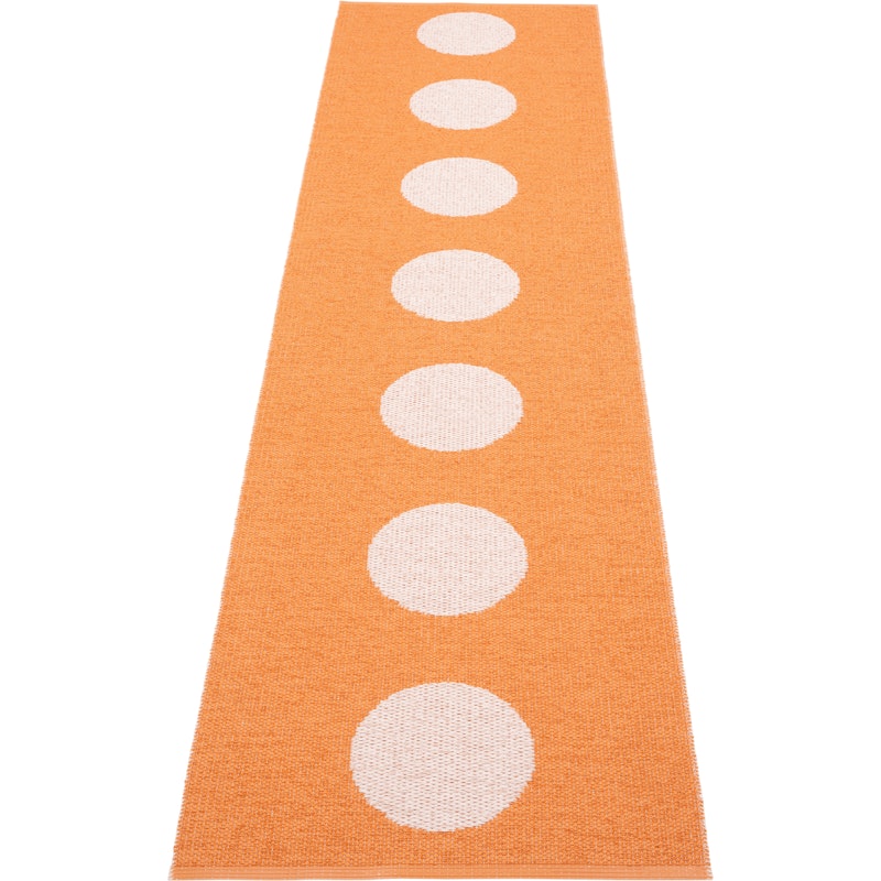 Vera Pop Tæppe 70x280 cm, Pale Orange / Pearl Pink