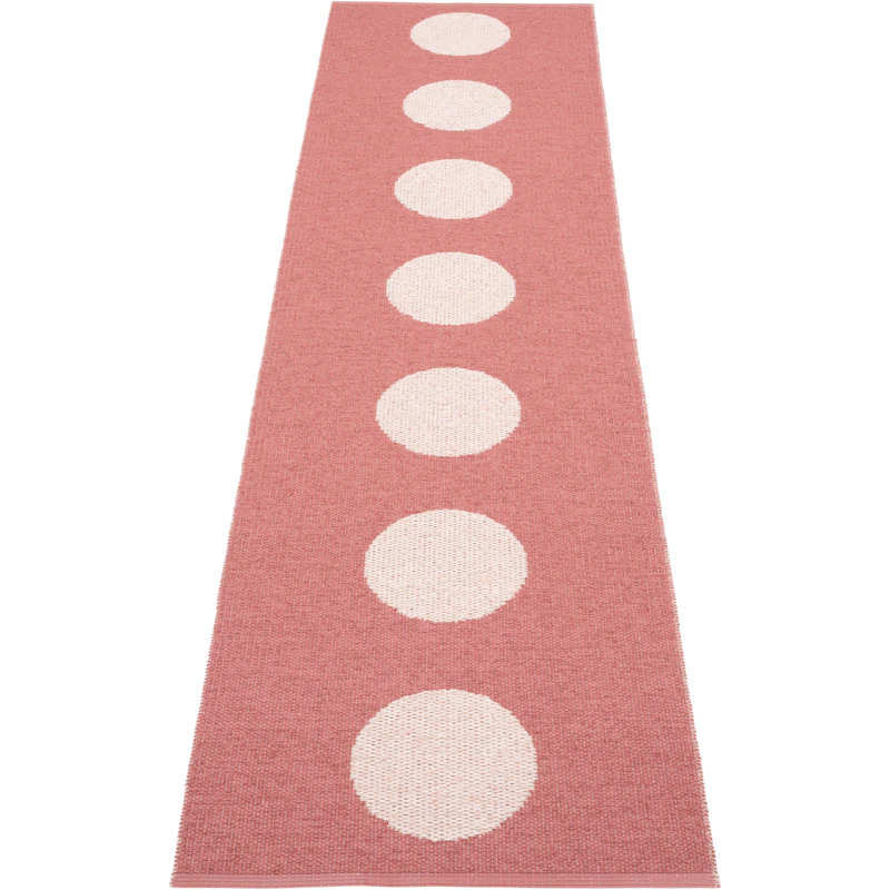 Vera Pop Tæppe 70x280 cm, Blush / Pearl Pink