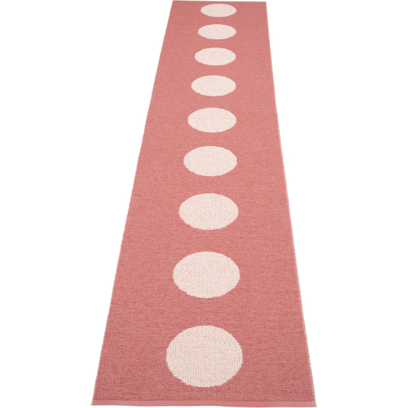 Vera Pop Tæppe 70x360 cm, Blush / Pearl Pink