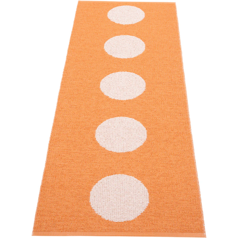 Vera Pop Tæppe 70x200 cm, Pale Orange / Pearl Pink