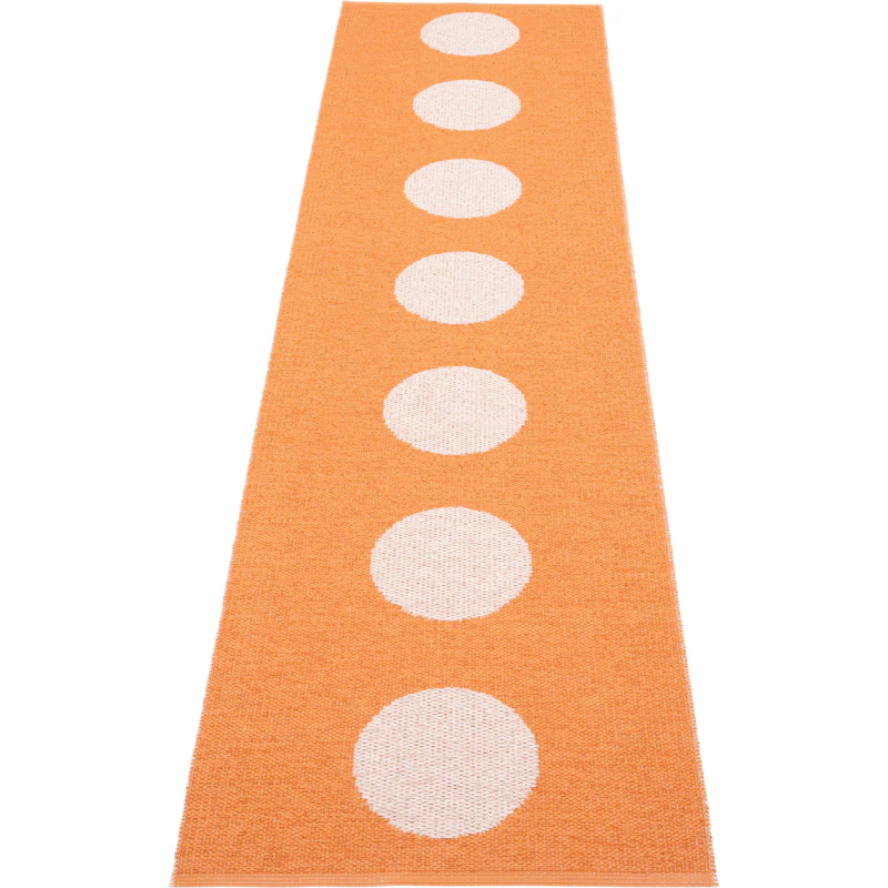 Vera Pop Tæppe 70x280 cm, Pale Orange / Pearl Pink