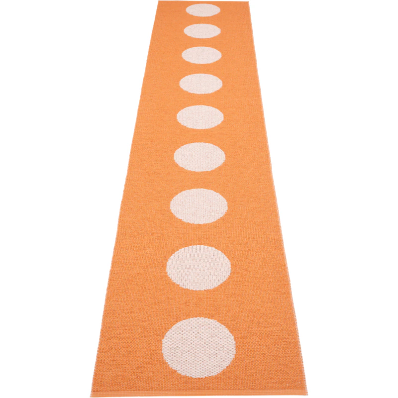 Vera Pop Tæppe 70x360 cm, Pale Orange / Pearl Pink