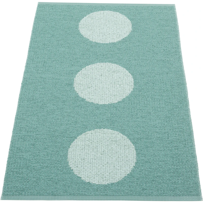 Vera Pop Tæppe 70x120 cm, Jade / Pale Turquoise