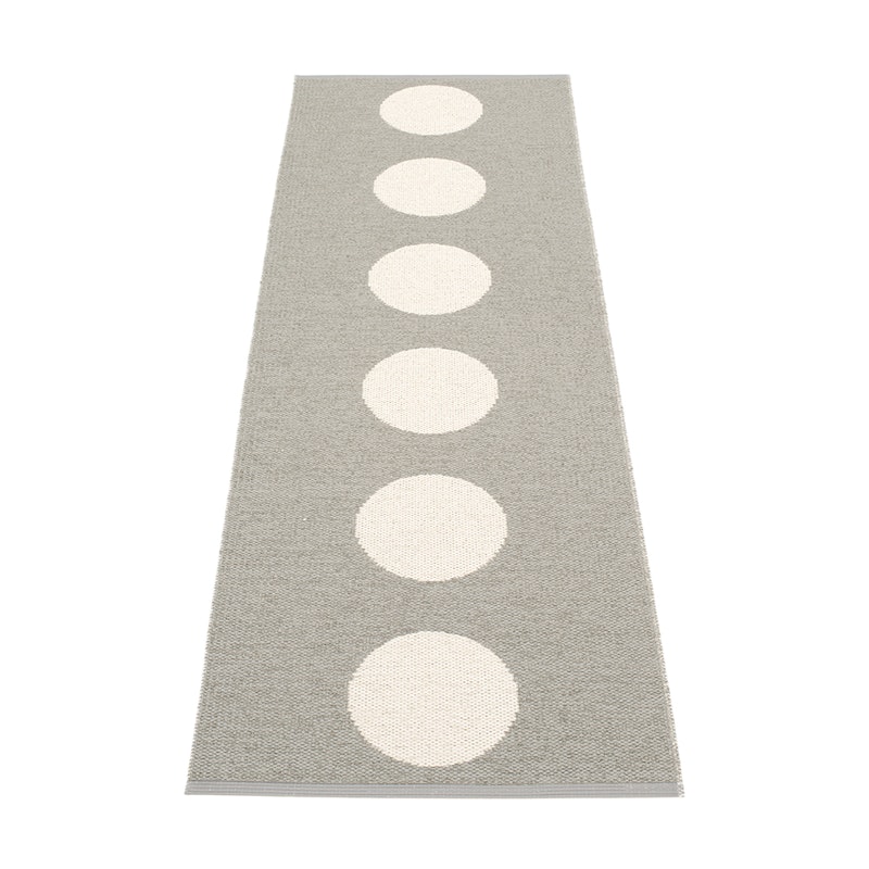 Vera Tæppe Warm Grey/Vanilla, 70x225 cm