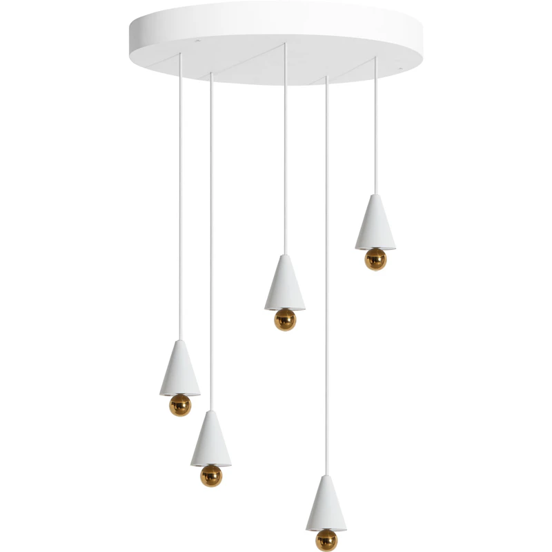 Cherry LED Chandelier, White