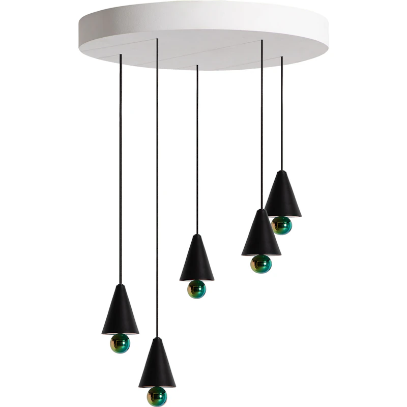 Cherry LED Chandelier, Black