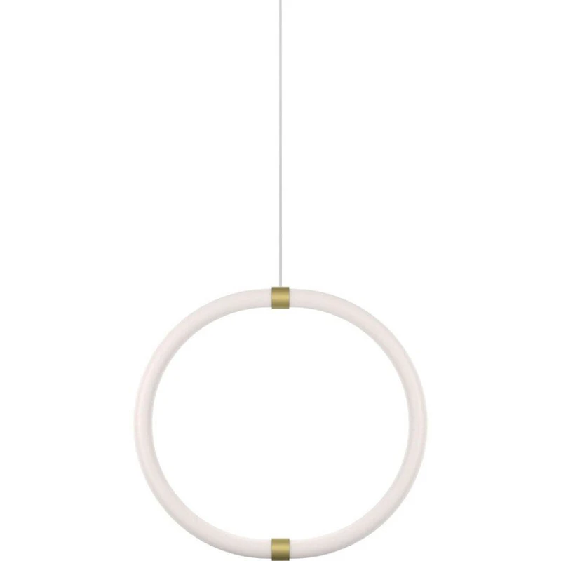 Unseen O Pendant, Brass