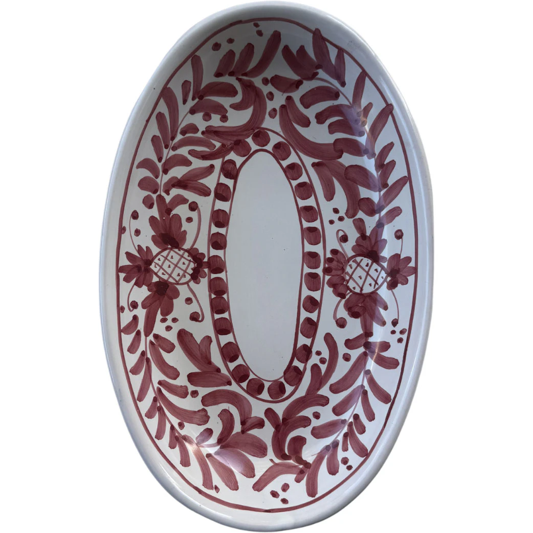 Piccola Home Positano Serveringsfad 26 Cm t - Serveringsfad Terrakotta R&oslash;d - OV26TV-A_PO-ROSSO