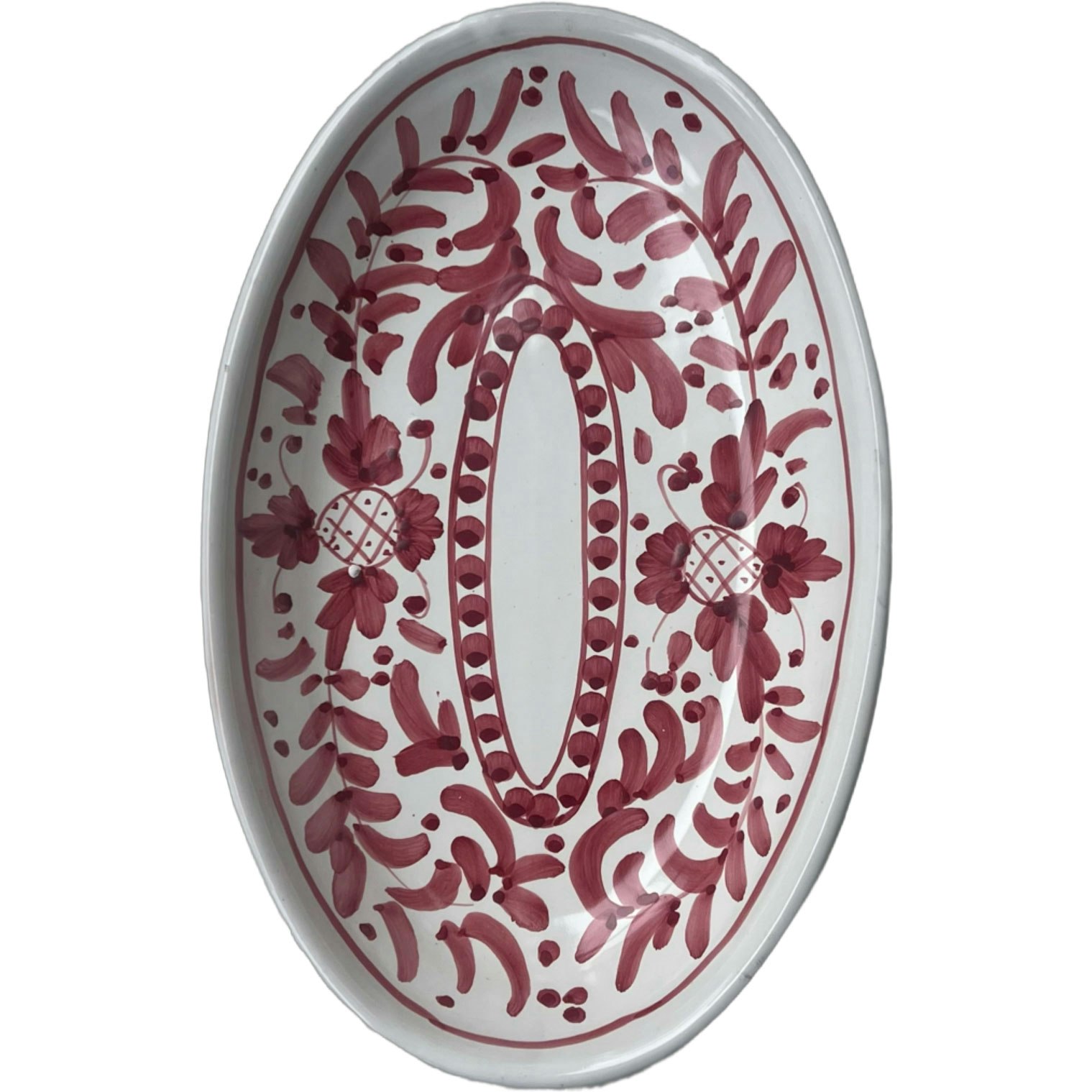 Piccola Home Positano Serveringsfad 37 Cm t - Serveringsfad Terrakotta R&oslash;d - OV3700-PO-ROSSO