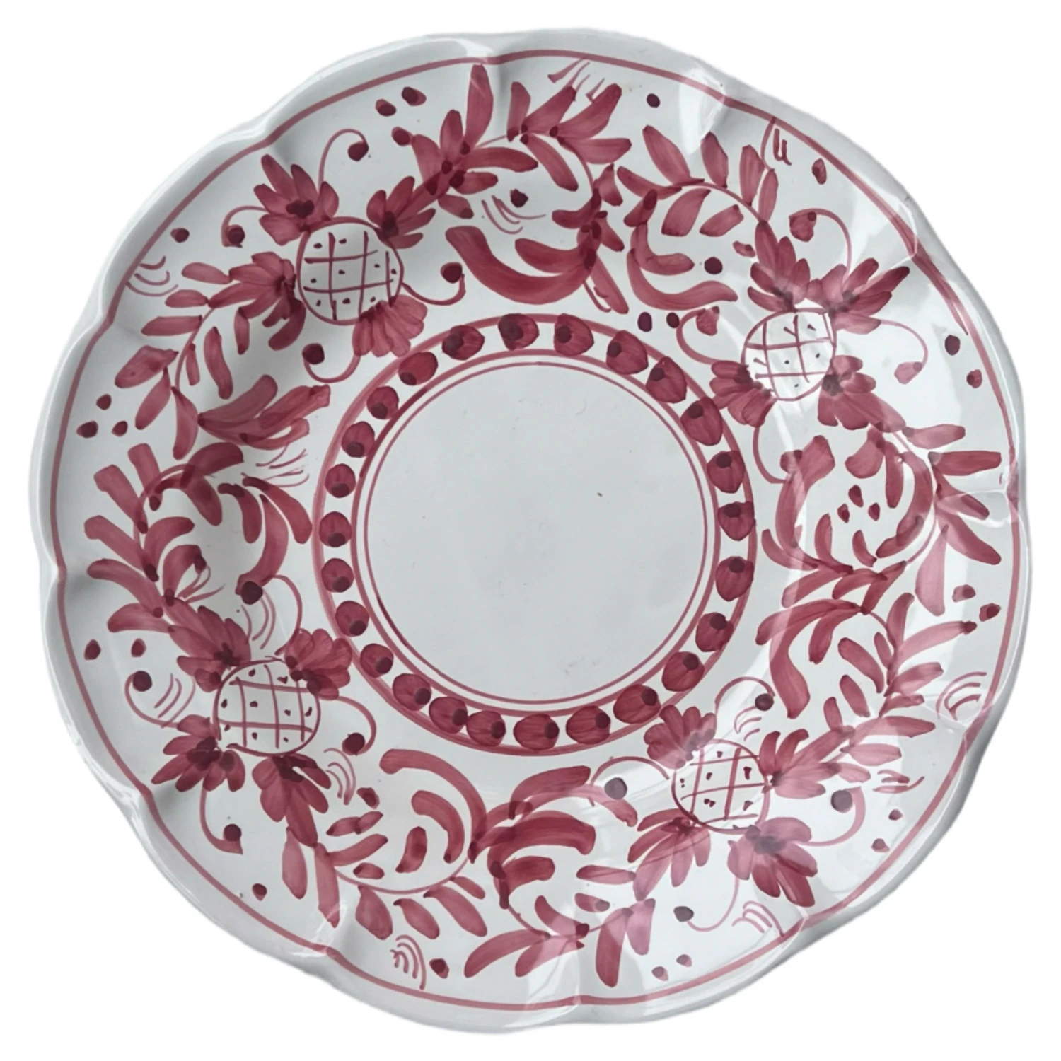 Piccola Home Positano Tallerken 26 Cm - Middagstallerkner Terrakotta R&oslash;d - PT2600-PO-ROSSO