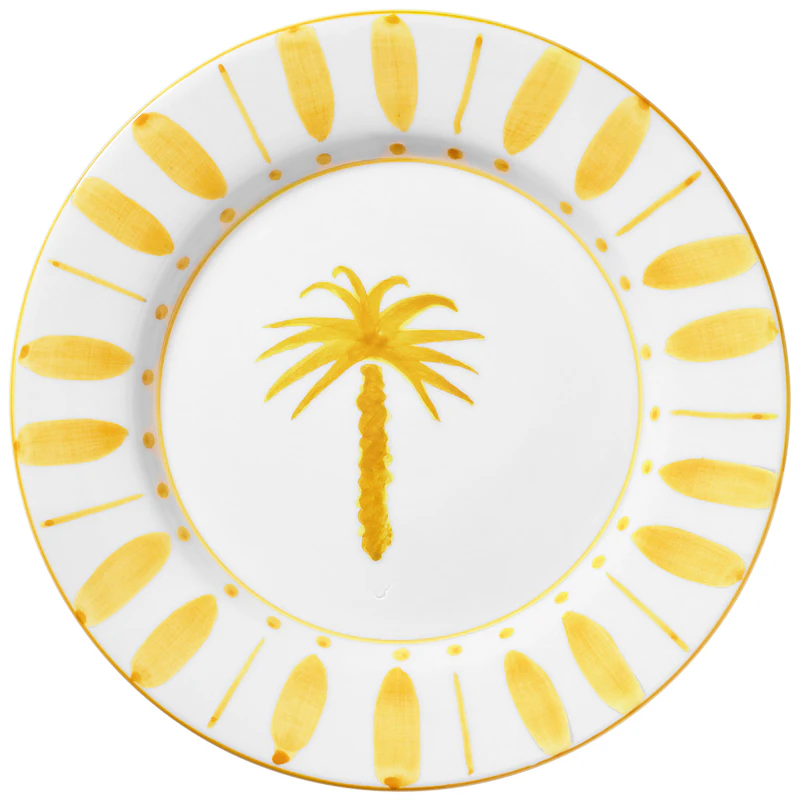 Cannes Tallerken 28 cm, Gul