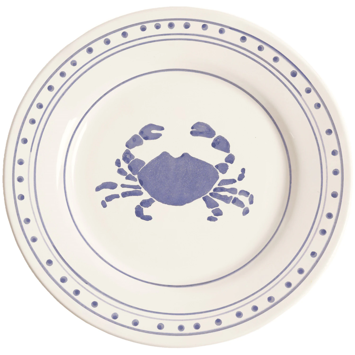 Pick a Poppy Crab Sidetallerken 22 Cm - Asietter Lert&oslash;j Bl&aring; - C022203SS24-107