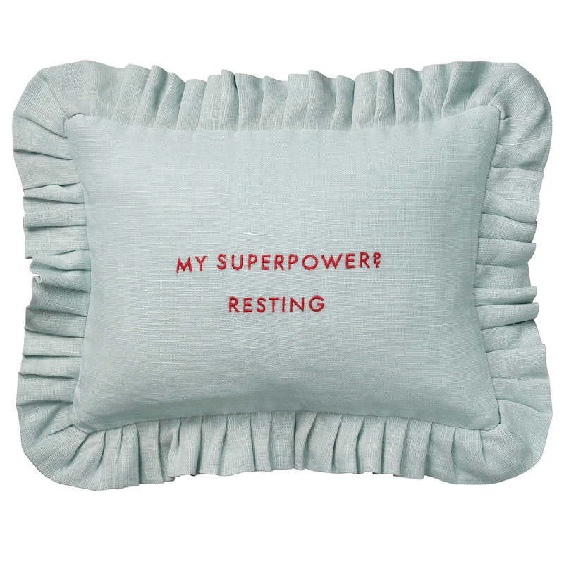 Quote Pudebetræk 30x40 cm, Teal