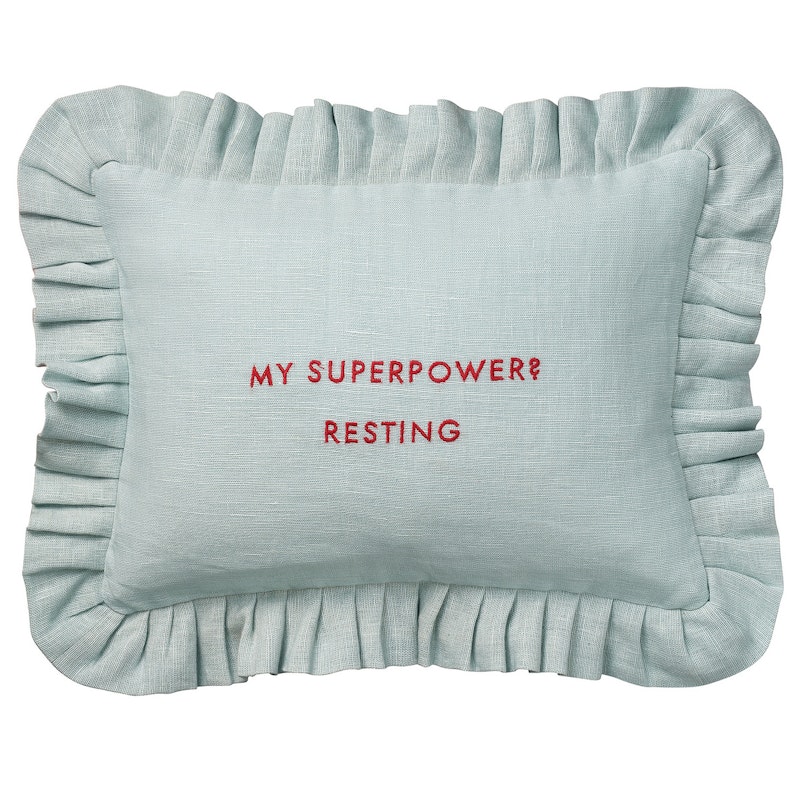 Quote Pudebetræk 30x40 cm, Teal