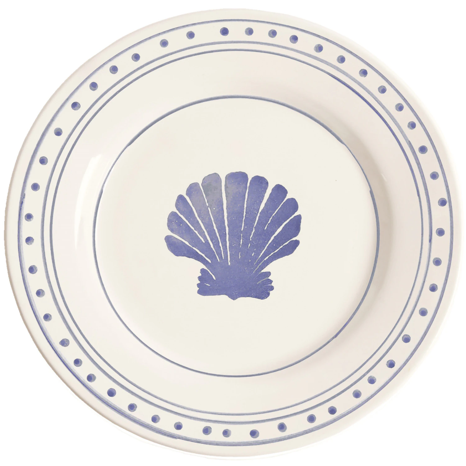 Pick a Poppy Shell Sidetallerken 22 Cm - Asietter Lert&oslash;j Bl&aring; - C022203SS24-106