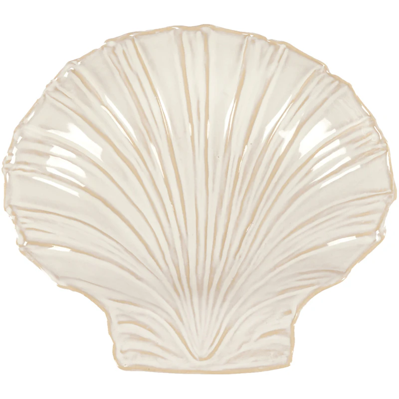Shell Skål Medium, Hvid