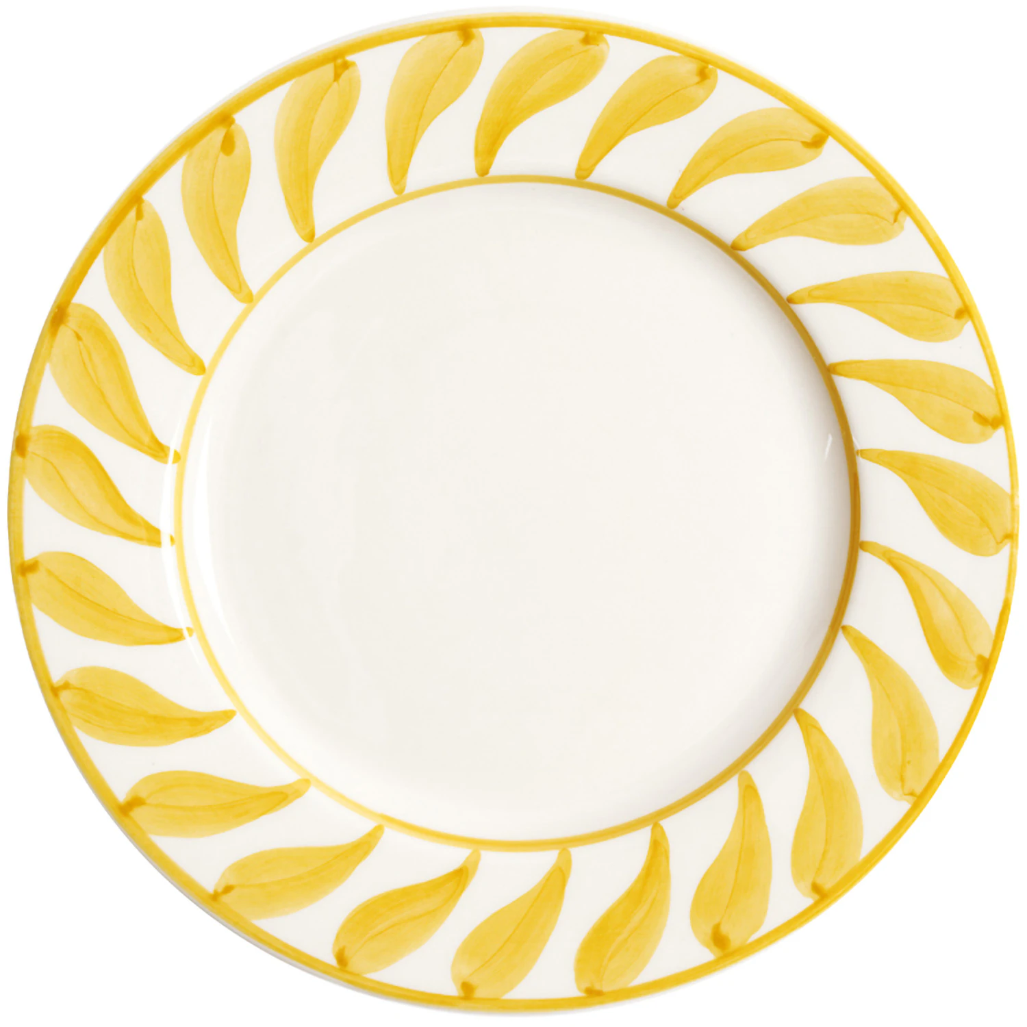 Pick a Poppy Swirl Sidetallerken 22 Cm - Asietter Lert&oslash;j Gul - C022216SS24-157