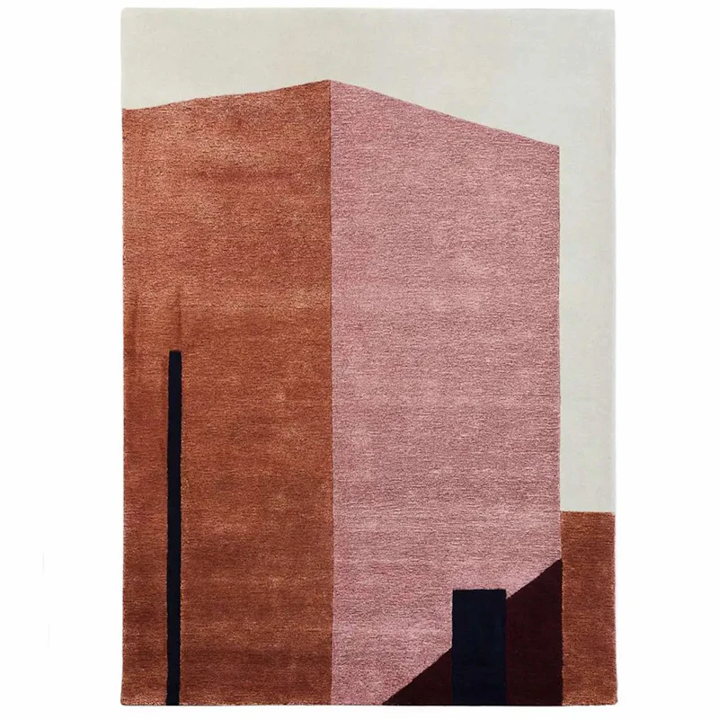 Arqui 1 Tæppe 170x240 cm, Rødt/Peach